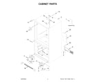 KitchenAid KRBR109ESS05 cabinet parts diagram