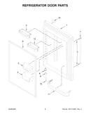 Refrigerator door parts