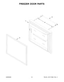 Freezer door parts