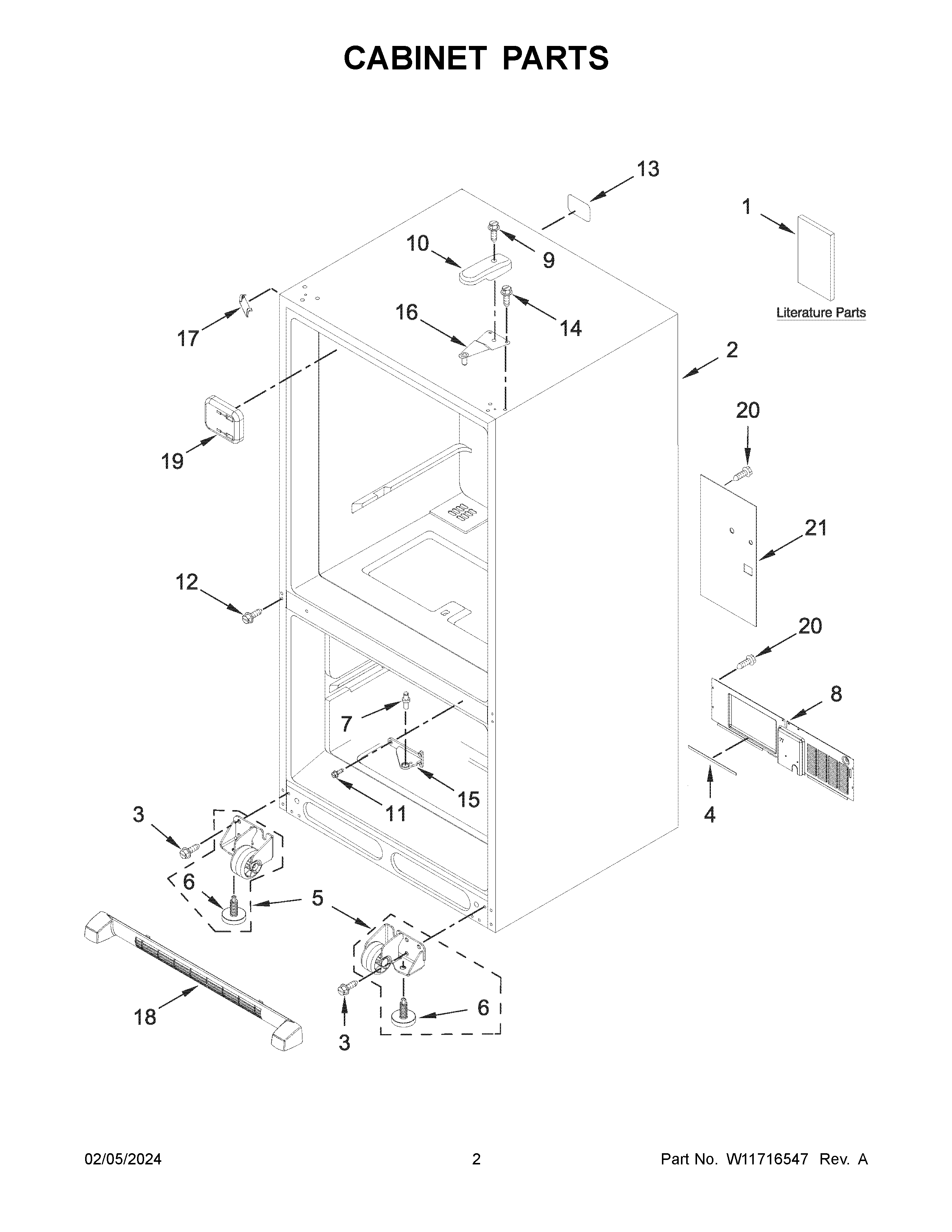 Cabinet parts