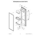 Maytag MSS25C4MGZ08 refrigerator door parts diagram