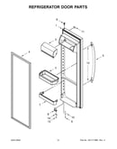Refrigerator door parts
