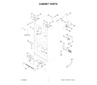 Maytag MRFF4136RZ00 cabinet parts diagram