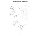 Maytag MRFF4136RZ00 refrigerator liner parts diagram