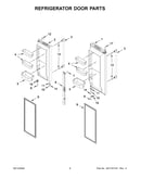 Refrigerator door parts