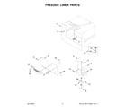 KitchenAid KRMF536RPS00 freezer liner parts diagram