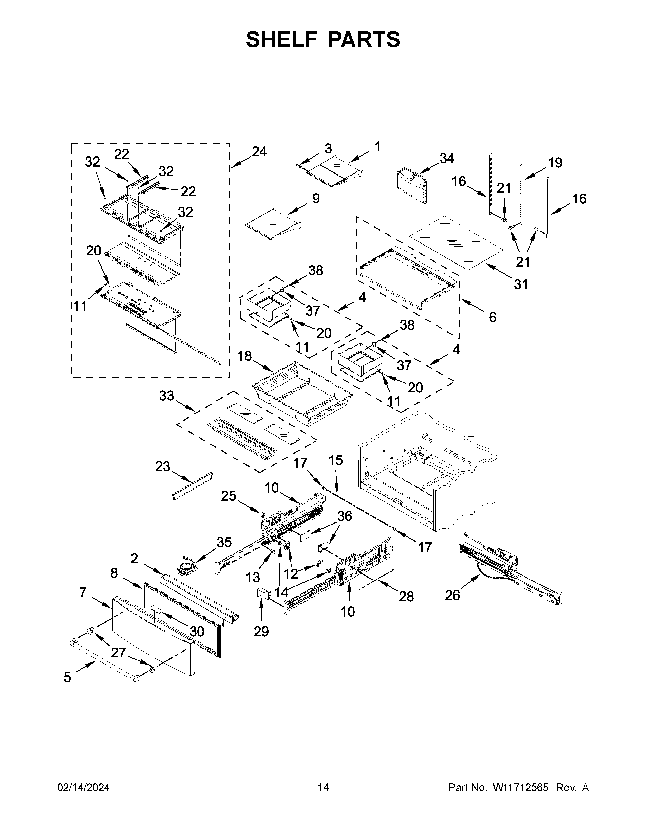 SHELF PARTS