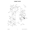 Whirlpool WRF954CIHZ05 cabinet parts diagram