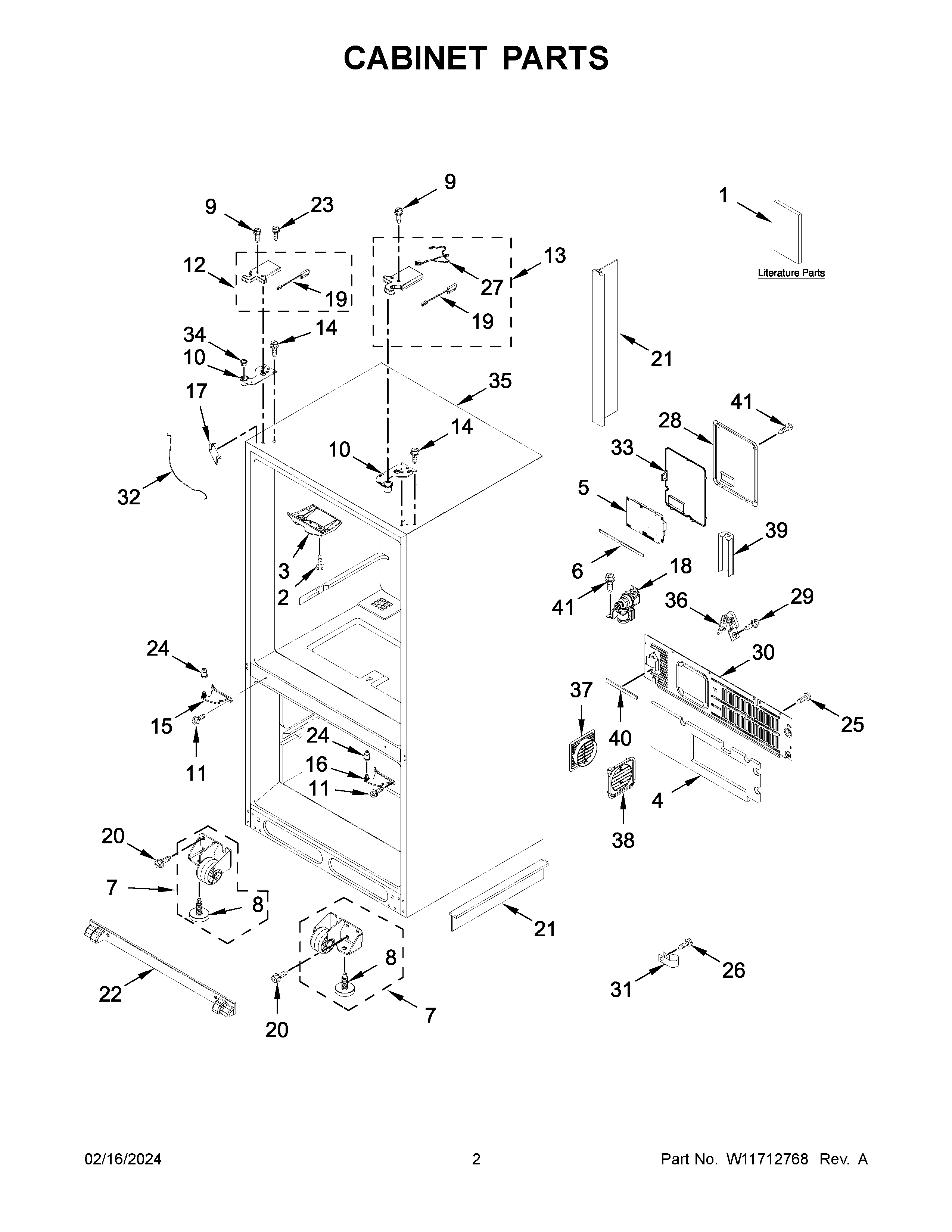 Cabinet parts