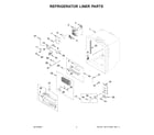 Whirlpool WRF954CIHZ05 refrigerator liner parts diagram