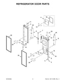 Refrigerator door parts