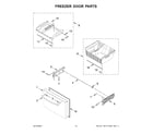 Whirlpool WRF954CIHZ05 freezer door parts diagram