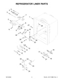 Refrigerator liner parts