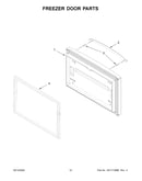 Freezer door parts