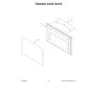 Whirlpool WRF540CWHB08 freezer door parts diagram