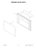 Freezer door parts