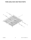 Third level rack and track parts