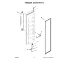Maytag MSS25N4MKZ09 freezer door parts diagram