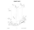 Whirlpool WRS312SNHM07 cabinet parts diagram