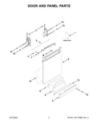 Door and panel parts