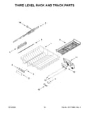 Third level rack and track parts