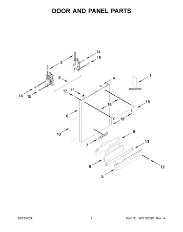 Door and panel parts