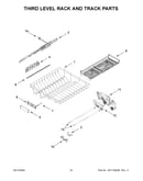 Third level rack and track parts