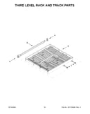 Third level rack and track parts