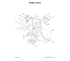 Whirlpool TU950QPXS3 frame parts diagram