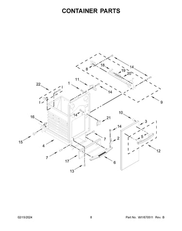 Container parts