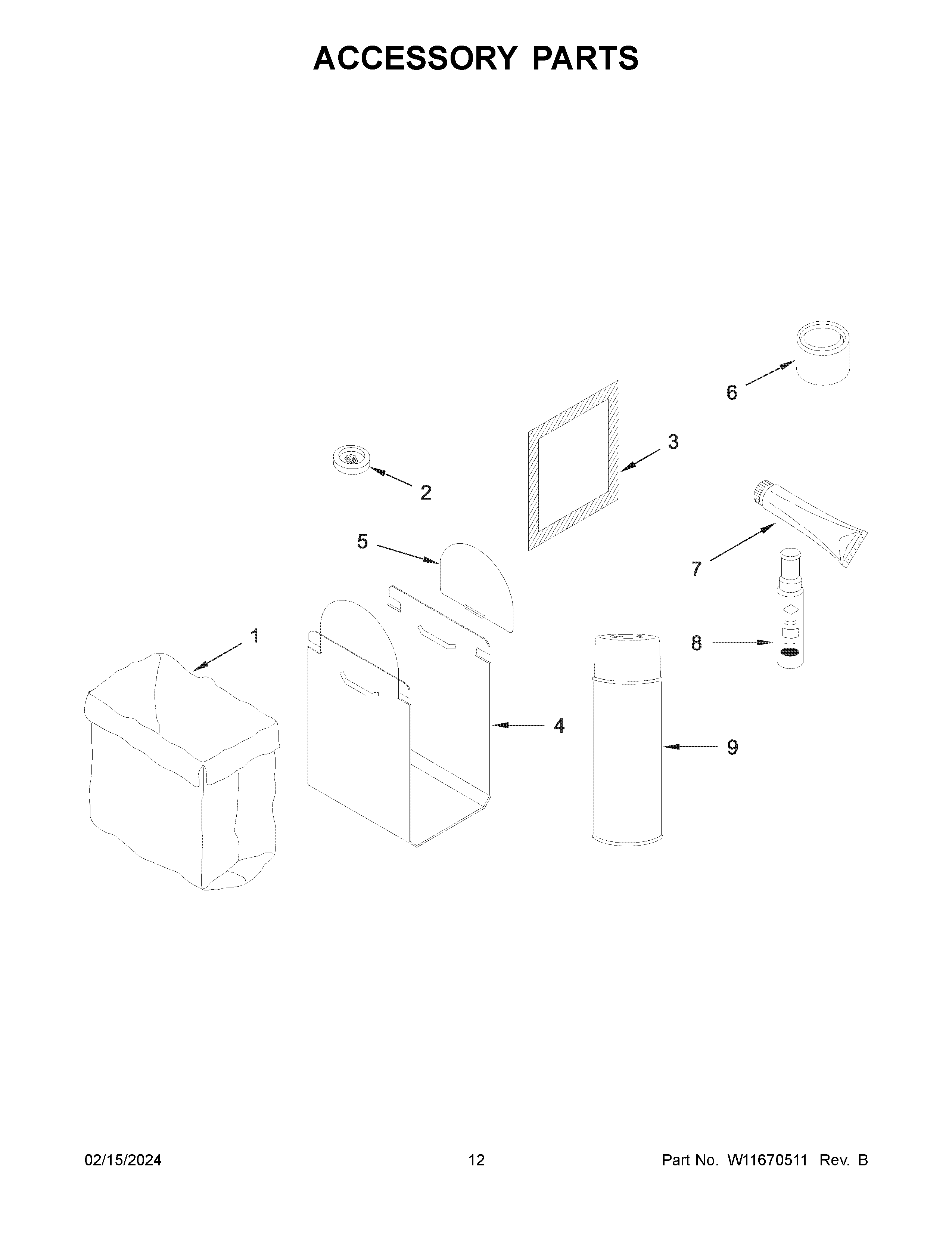 Accessory parts