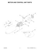 Motor and control unit parts