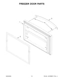 Freezer door parts