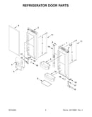Refrigerator door parts