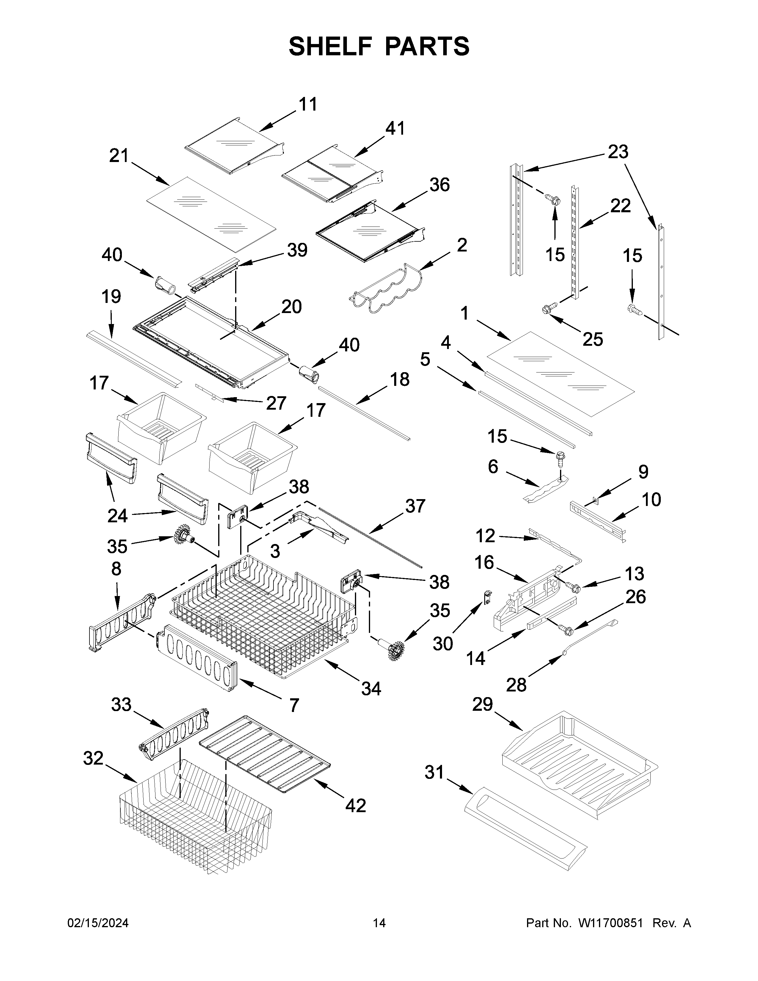 SHELF PARTS