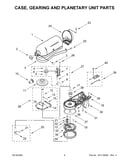 Case, gearing and planetary unit parts
