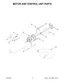Motor and control unit parts