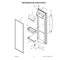 Amana ASI2575GRW11 refrigerator door parts diagram
