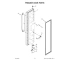Amana ASI2575GRS11 freezer door parts diagram