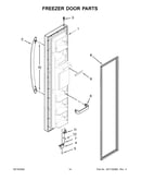 Freezer door parts