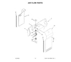 Amana ASI2575GRW11 air flow parts diagram