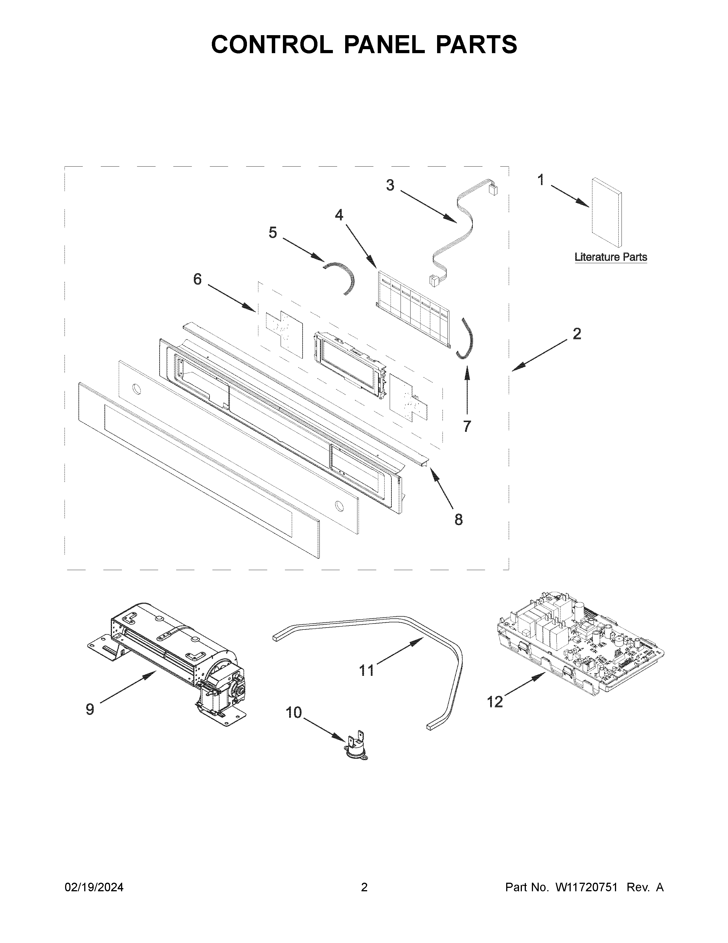 CONTROL PANEL PARTS