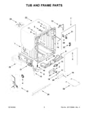 Tub and frame parts