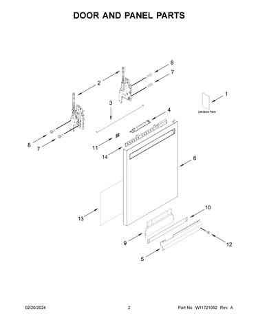 Door and panel parts