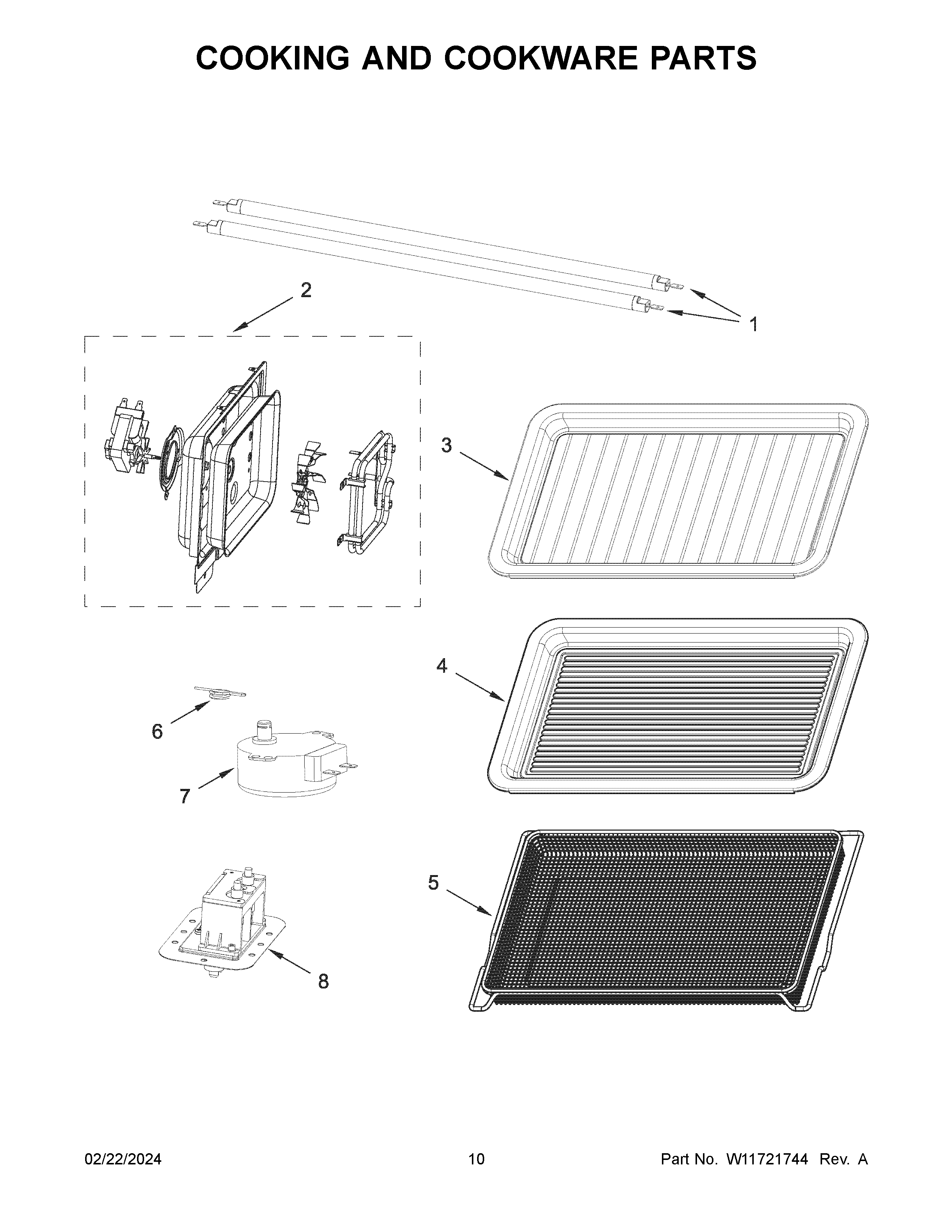 Cooking and cookware parts