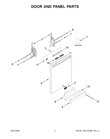 Door and panel parts