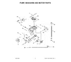 Maytag MDB4949SKZ3 pump, washarm and motor parts diagram