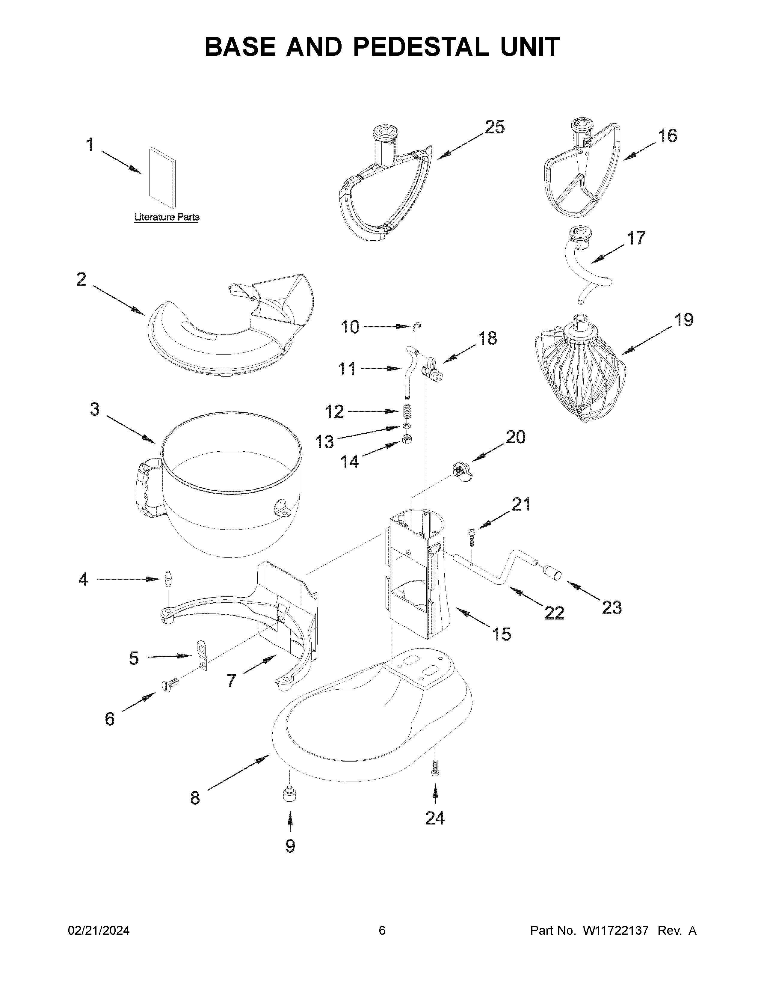 Base and pedestal unit