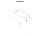Whirlpool WFES3330RV0 drawer parts diagram