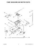 Pump, washarm and motor parts